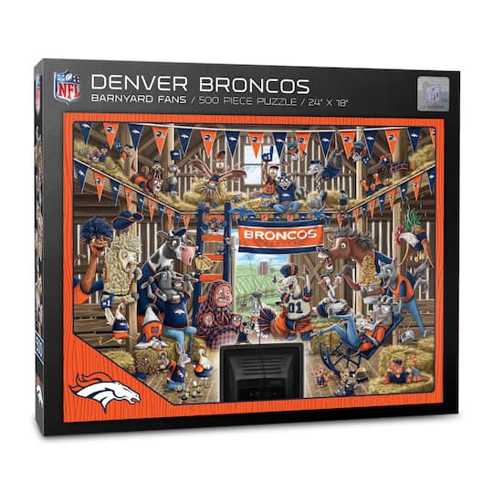 NFL Barnyard Fans 500 Piece Puzzle By Youthefan in Denver Broncos | 18" x 24" | Michaels®